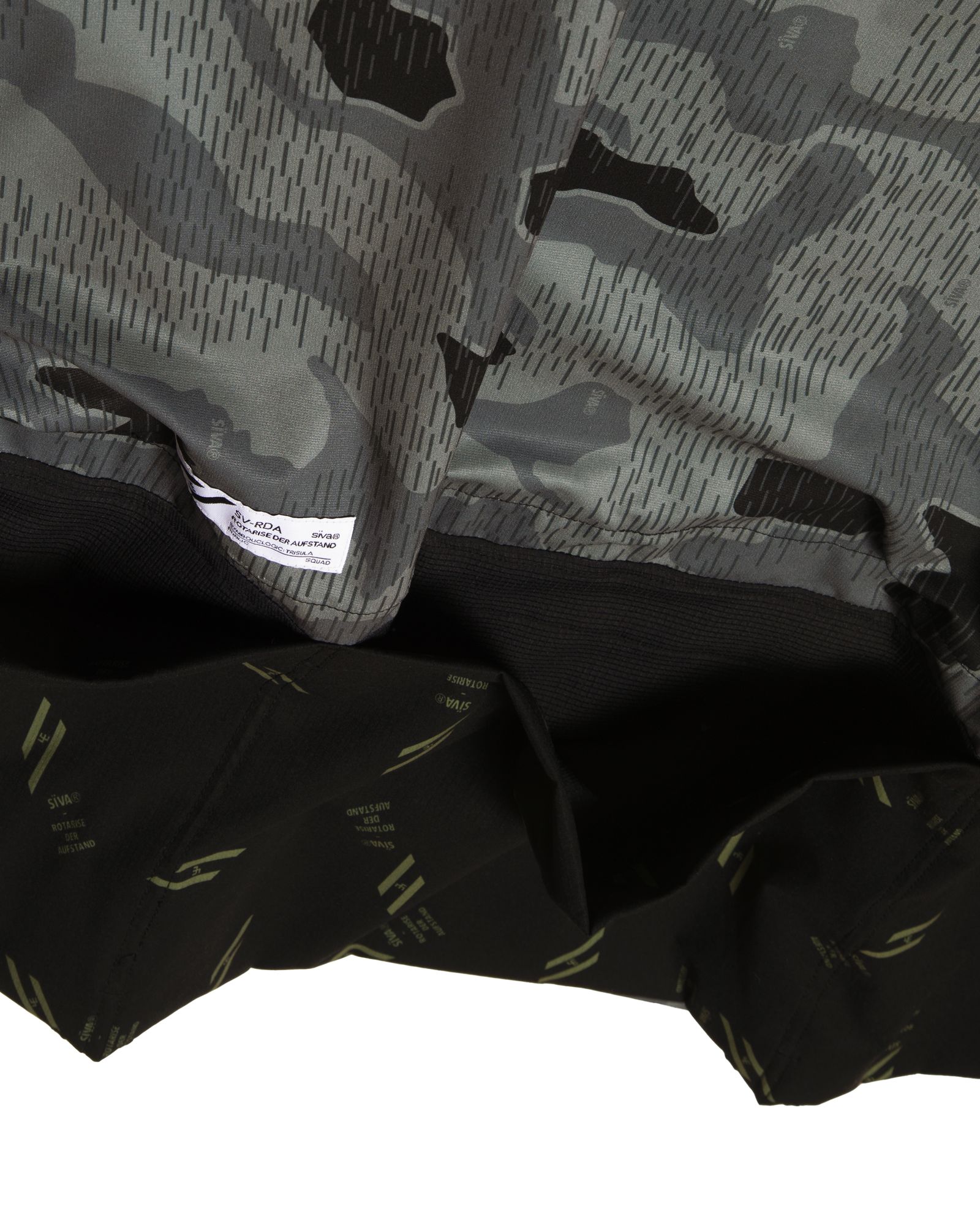 「予約商品」SPLINTER-CAMO MECHANIC STORAGE LOOSE-FIT TEE / col: BLACK
