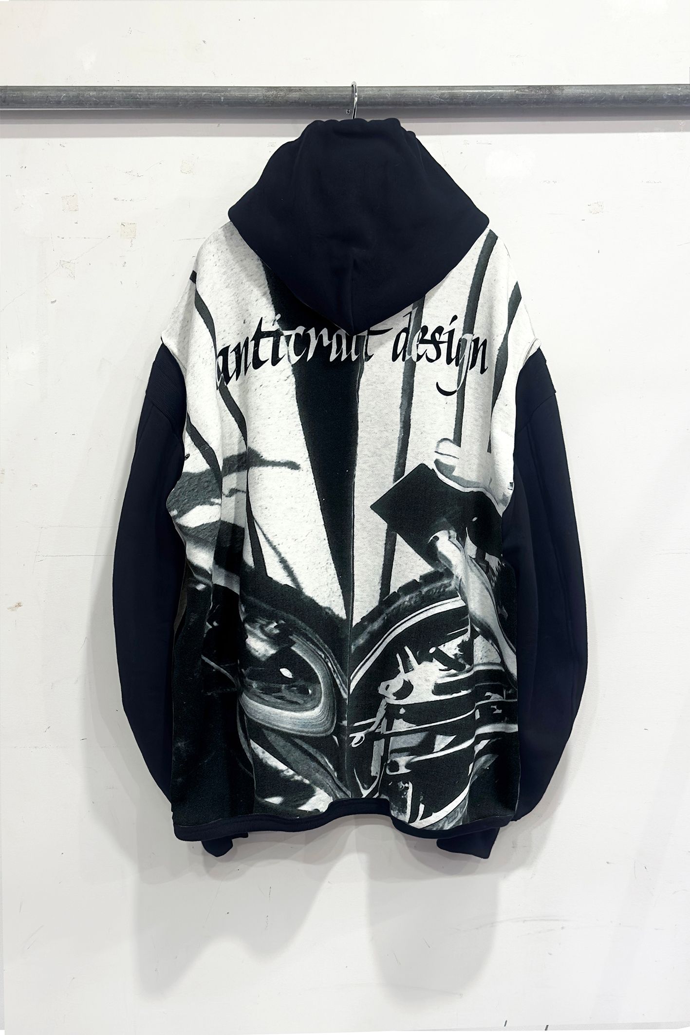 “SALINGER” SWEAT HOODIE / スウェット フーディー (BLACK, LIGHT GRAY)
