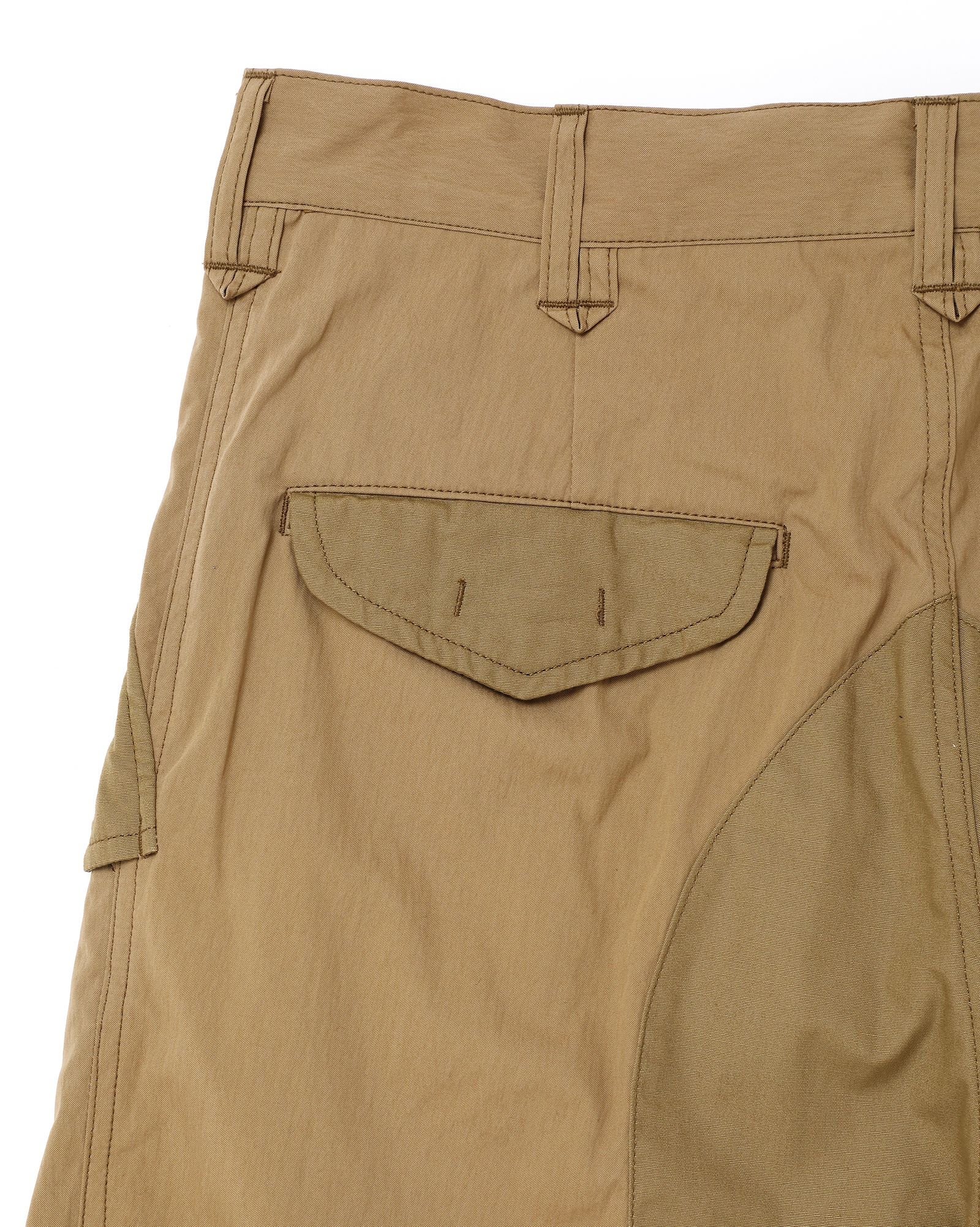 「予約商品」ONE-PLEATS CARGO TROUSERS # c/SAND