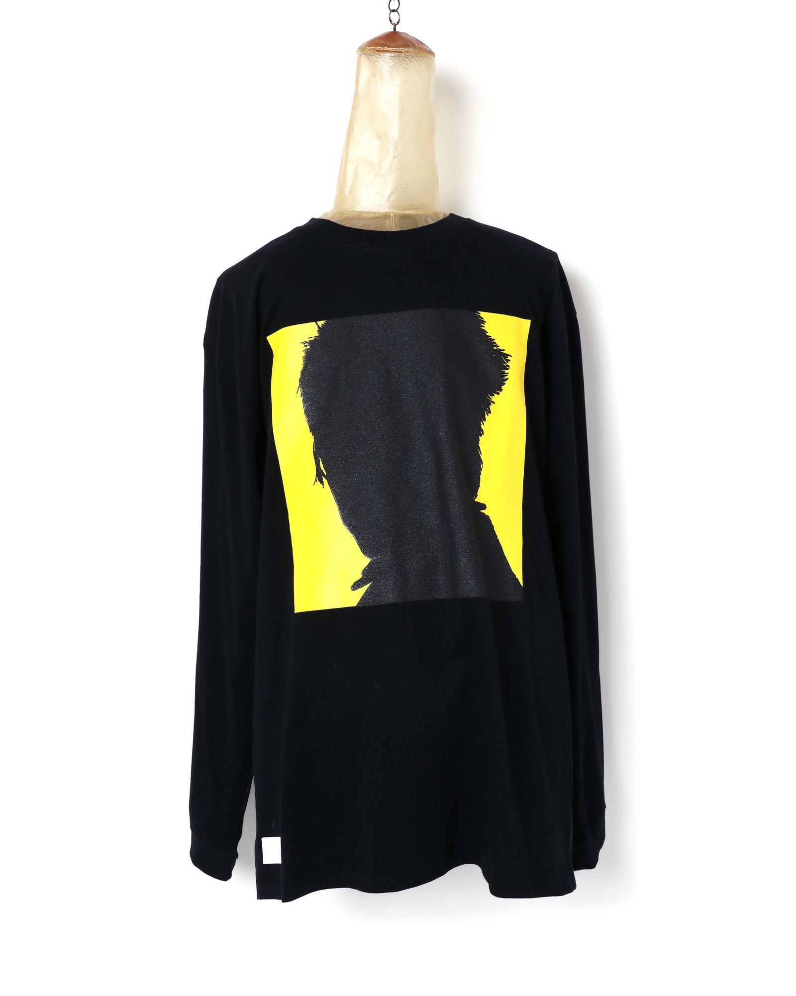 INU SCREEN WIDE L-SLEEVE TEE  (BLACK)