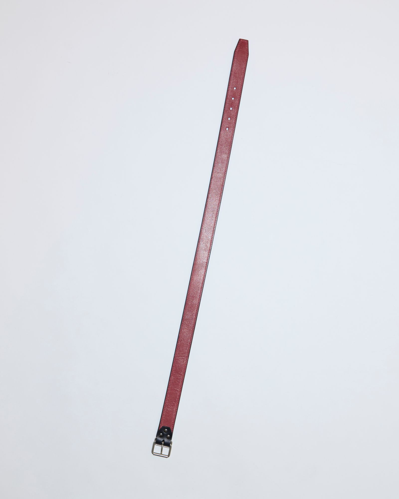 945-81TAC303-1 / レザーベルト (BLACK/BLACK, BLACK/BLUE, BLACK/RED)