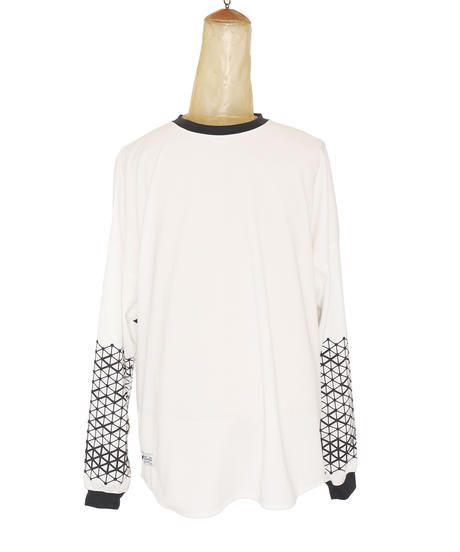 GEOMETRIC PATTERN L-SLEEVE c/#3 WHITE