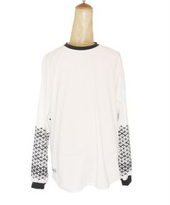 GEOMETRIC PATTERN L-SLEEVE c/#3 WHITE