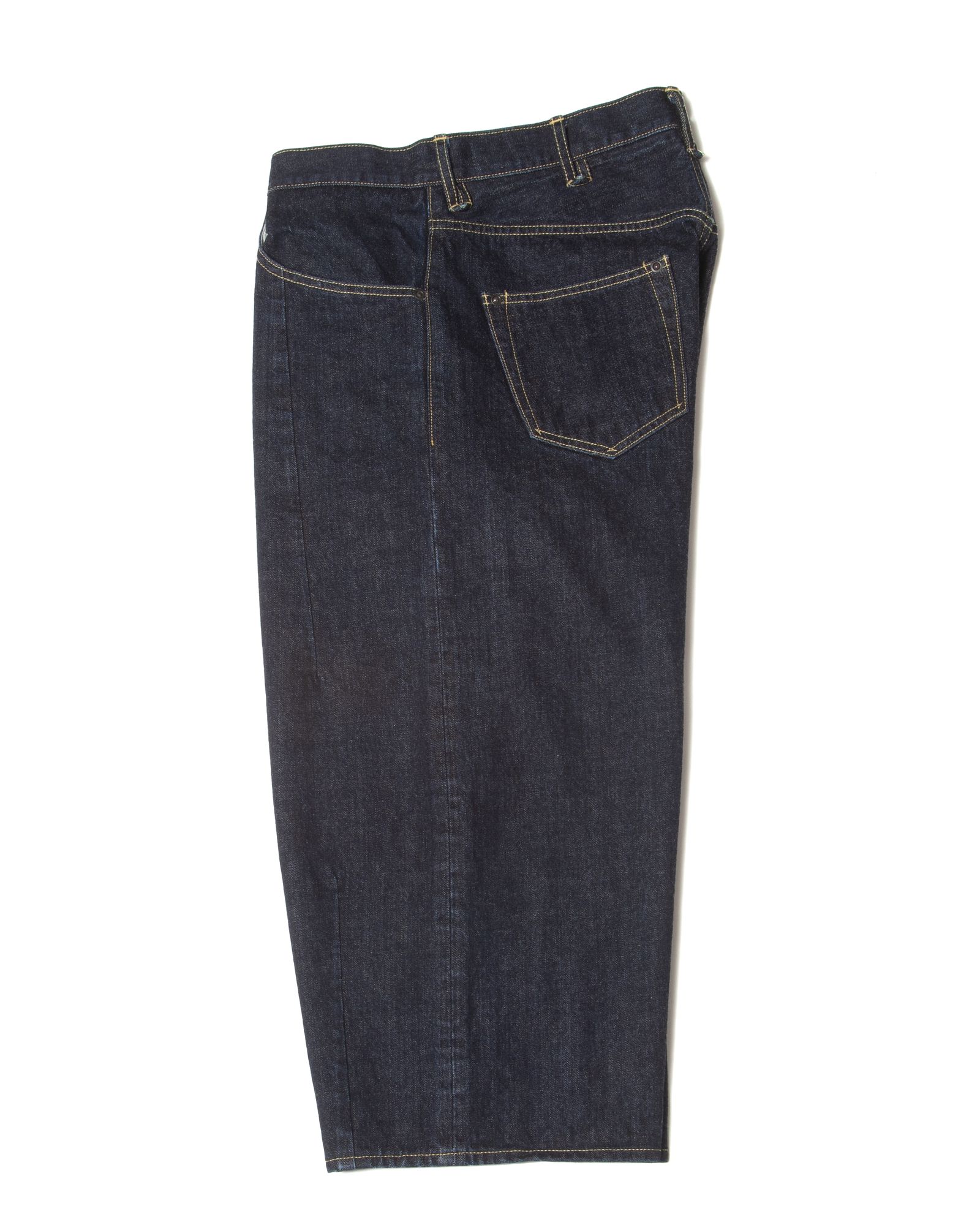 DENIM BAGGY ANKLE PANTS / col: INDIGO