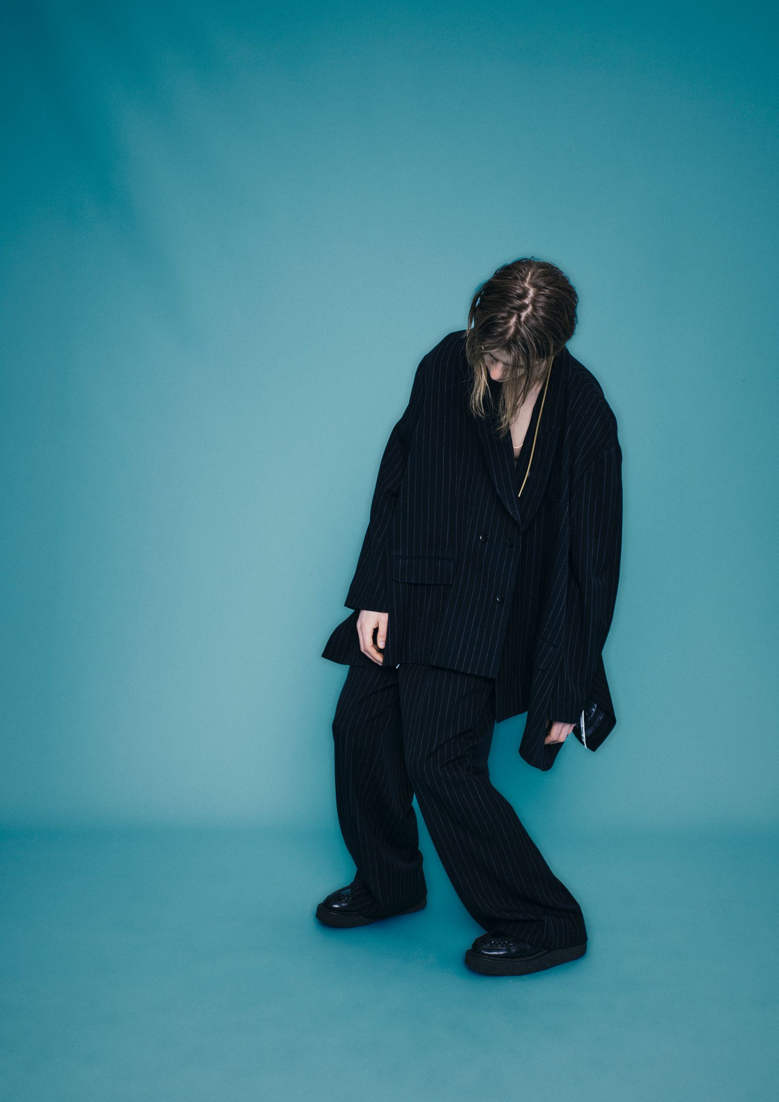 TIED EASY SLACKS (Black, Charcoal Gray, Dark Orange)