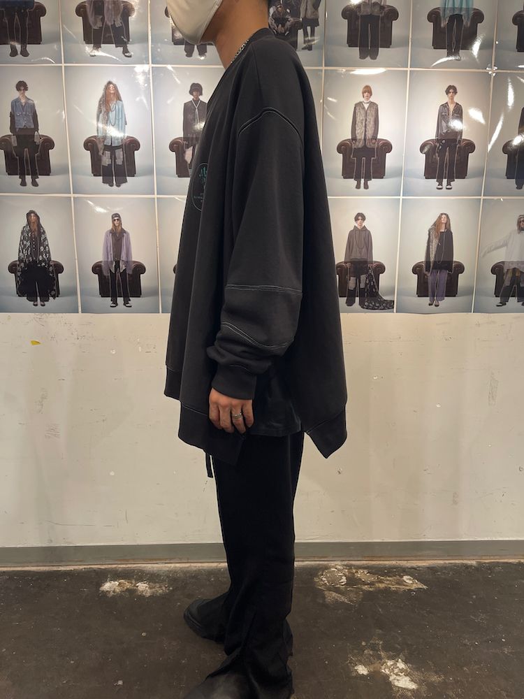 GHOST CLOTH SWEATSHIRT / スウェット (Black, Mintgreen)