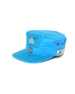 PUNCHING-HOLE BDU CAP # c/AQUA BLUE