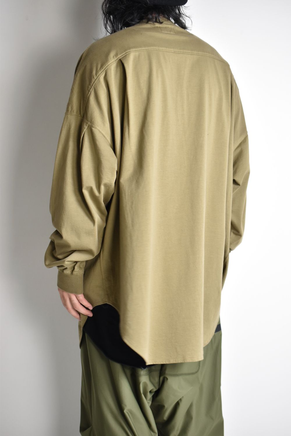 TOO BIG BAGGY NECK JERSEY c/#3 SAND
