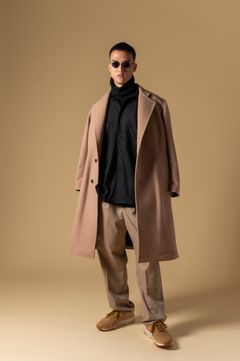 WOOL BEAVER 98 COAT (BEIGE)