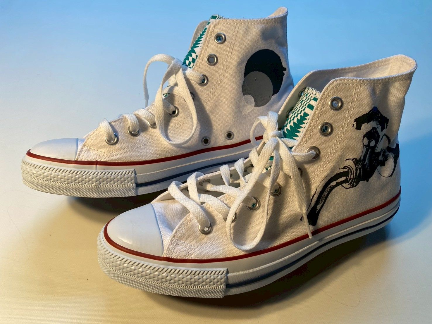 【一点もの】HALLUCINATION CLUB / CONVERSE ALL STAR HI / 27.5cm (ZONZAI,Satoshi Ito)