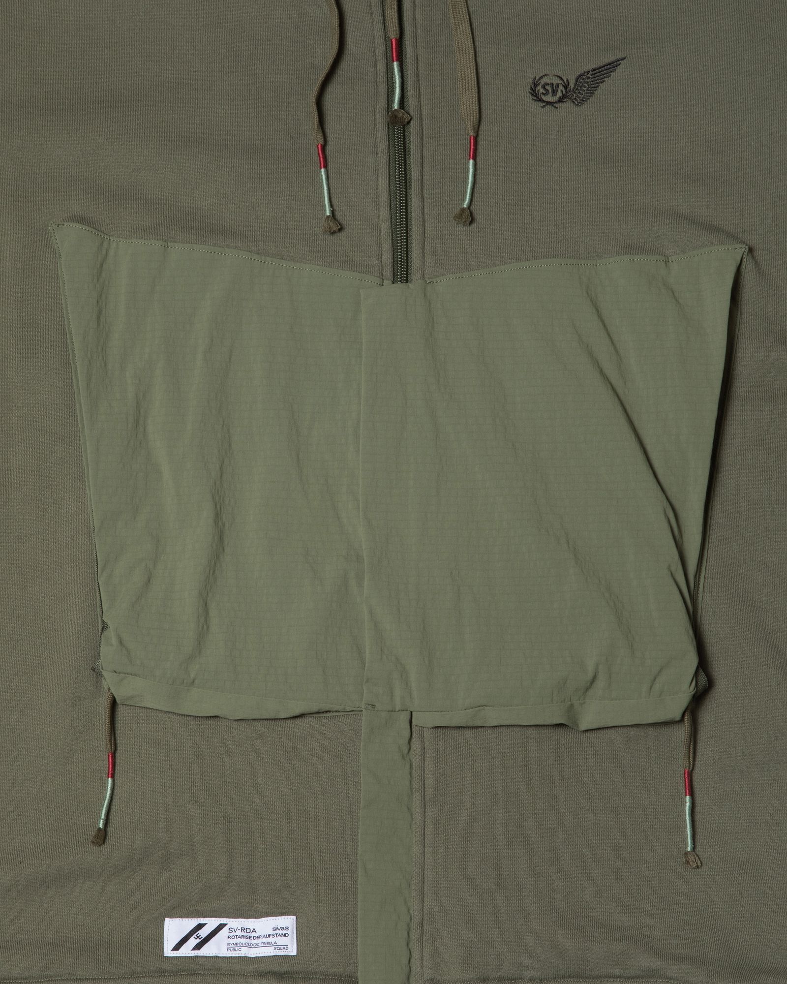 「予約商品」LOWCHEST-PKT ZIP JOGGER LOOSE-FIT HOODIE / col: KHAKI