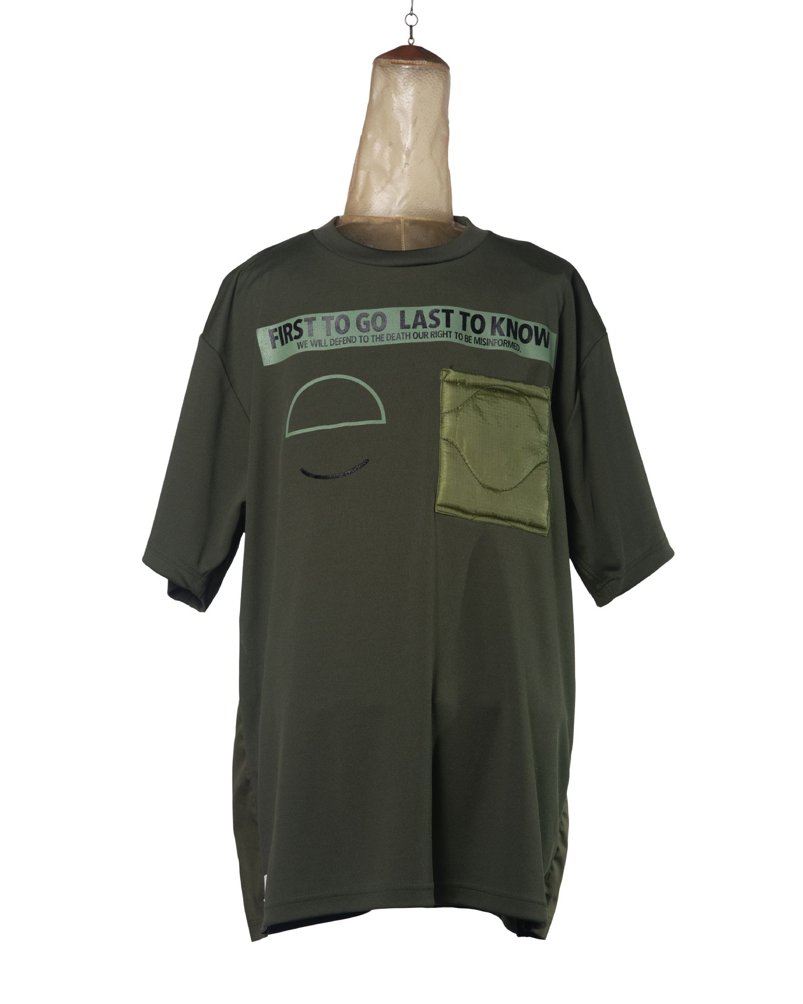 FTG-FTK POCKET WIDE DRY TEE / col: KHAKI