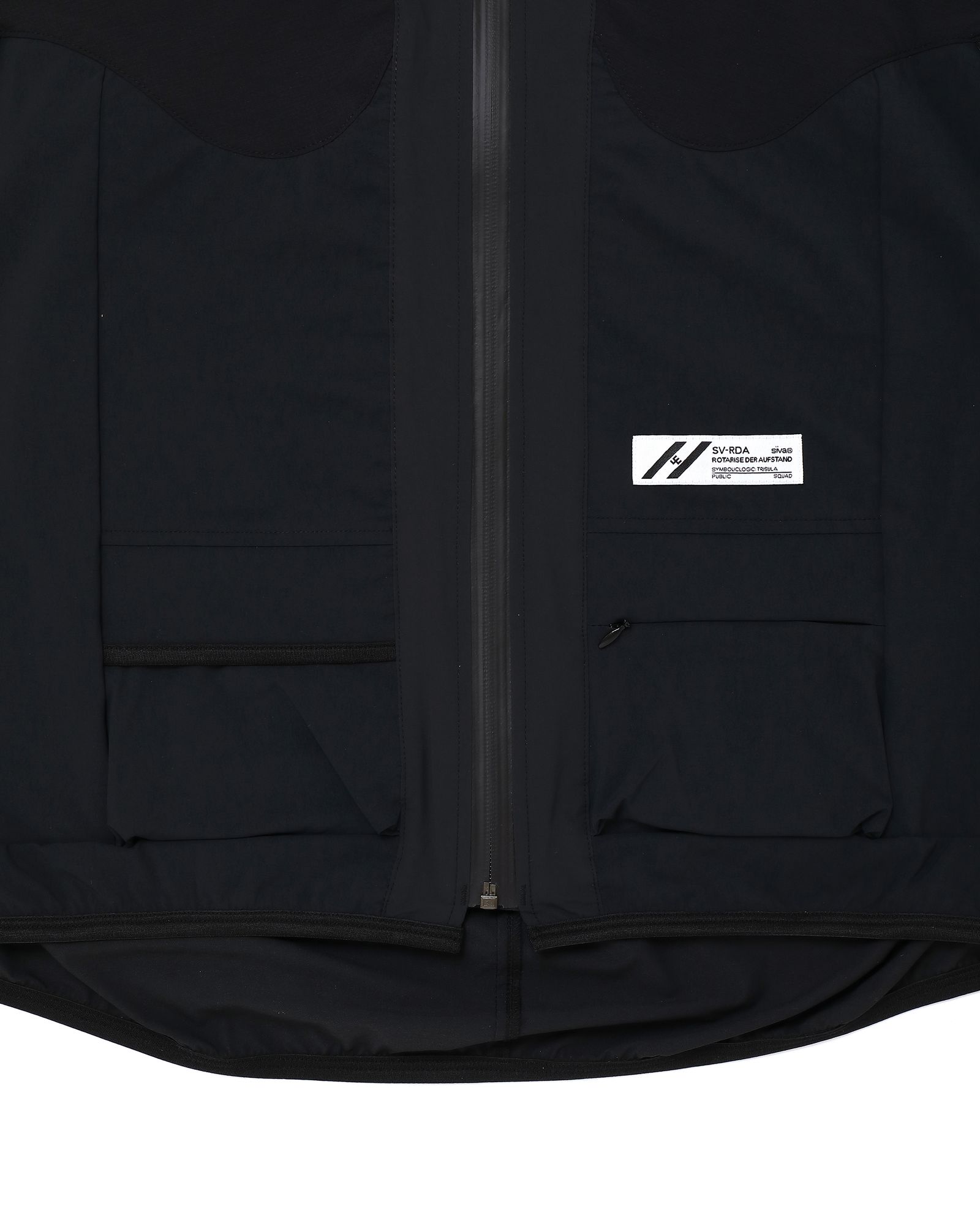 「予約商品」DOLMAN WIDE NYLON JACKET # c/BLACK