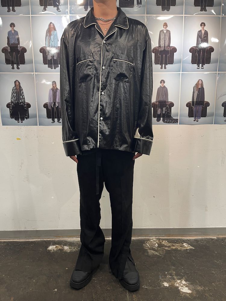 CORPSE PACKED SLEEPING SHIRT / ドッキング スリーピングシャツ (Black, Greige)