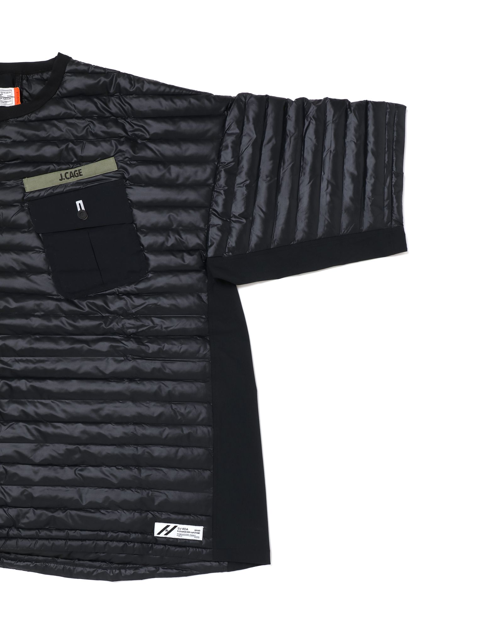 「予約商品」AIR-FIBRE WIDE LONG SHIRTS # c/BLACK