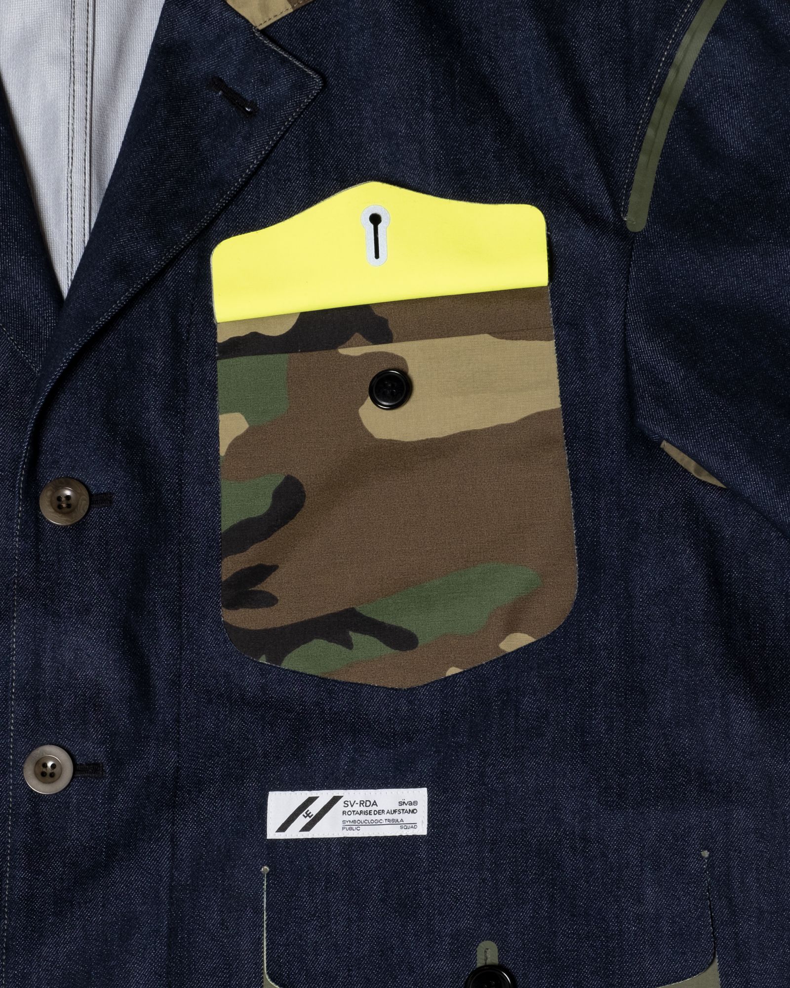 「予約商品」3LAYER LIGHT-DENIM WIDE COVERALL JACKET / col: INDIGO_base