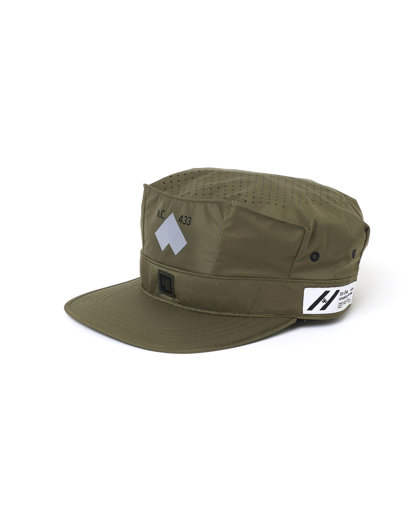 「予約商品」PUNCHING-HOLE BDU CAP # c/KHAKI