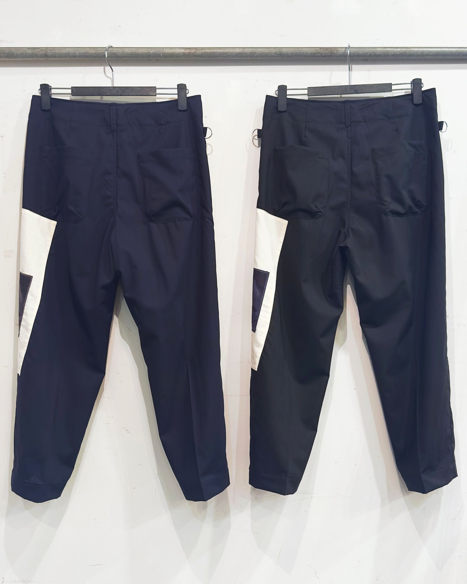 K.MARX FLIP TAPERED PANTS / テーパードパンツ (BLACK,NAVY)