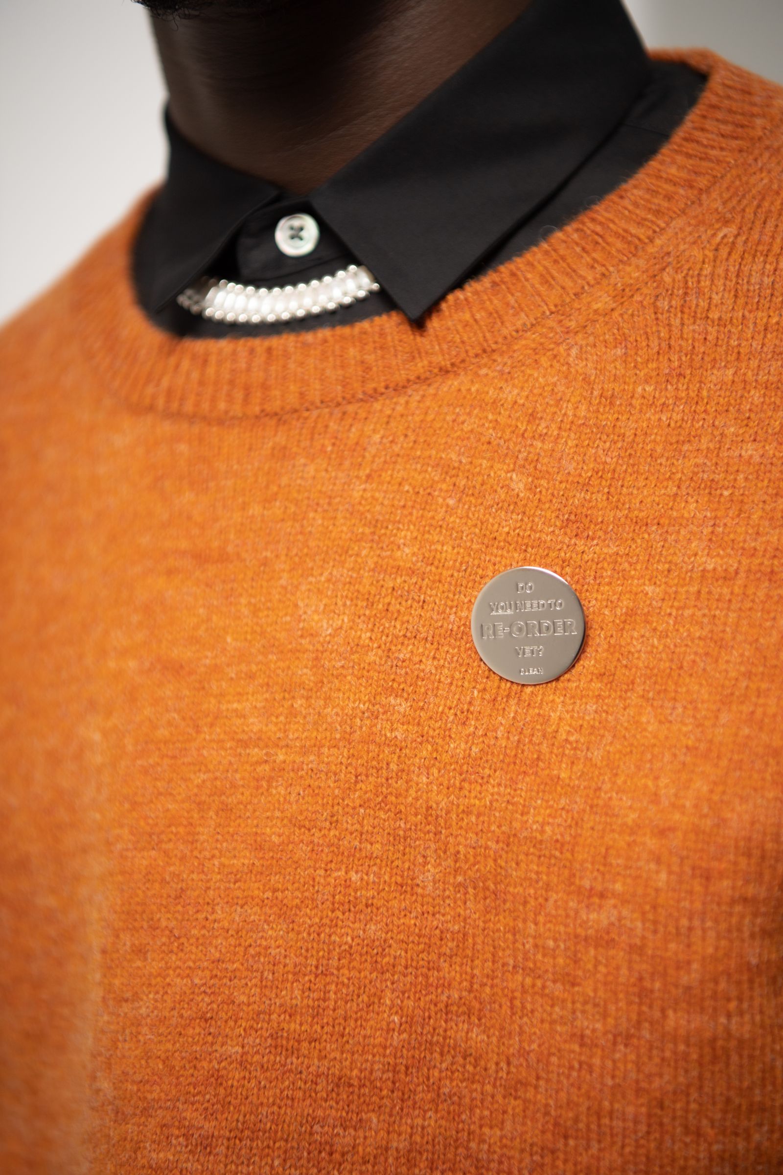 「予約商品」CREWNECK SWEATER (CARROT)