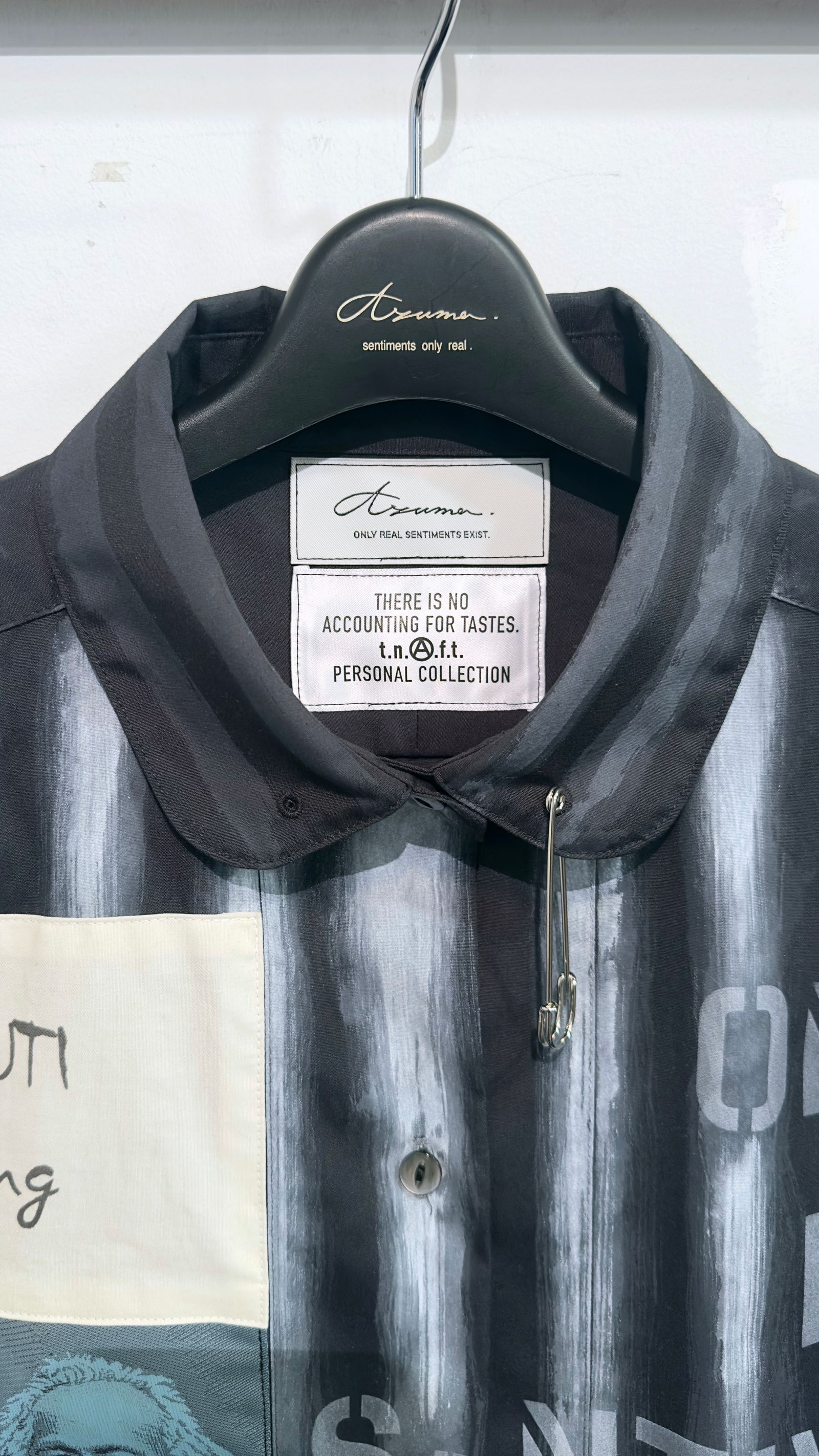 ×“t.n.A.f.t.”EXCLUSIVE ANRCHY SHIRT / アナーキーシャツ (BLACK)
