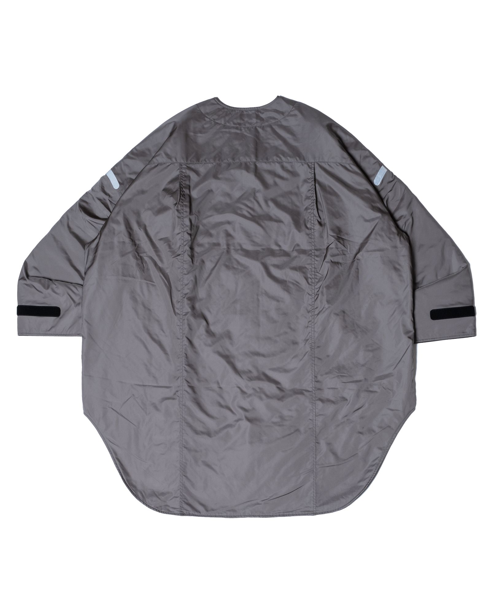 「予約商品」COLLARLESS OVERSIZED LONG PADDING COAT / col: GRAY
