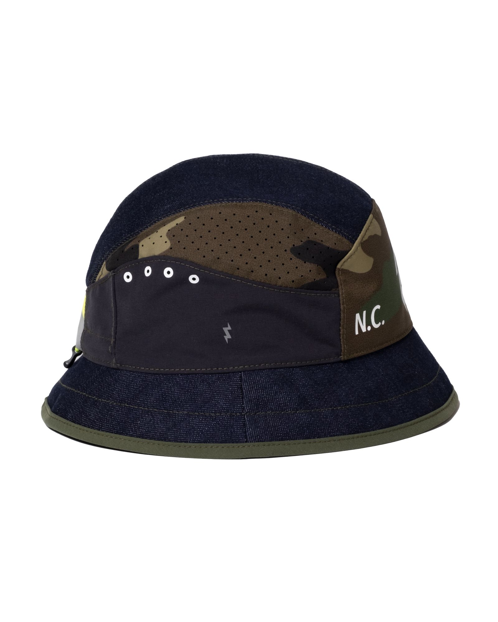 「予約商品」3LAYER NYLON BUCKET HAT / col: INDIGO_base