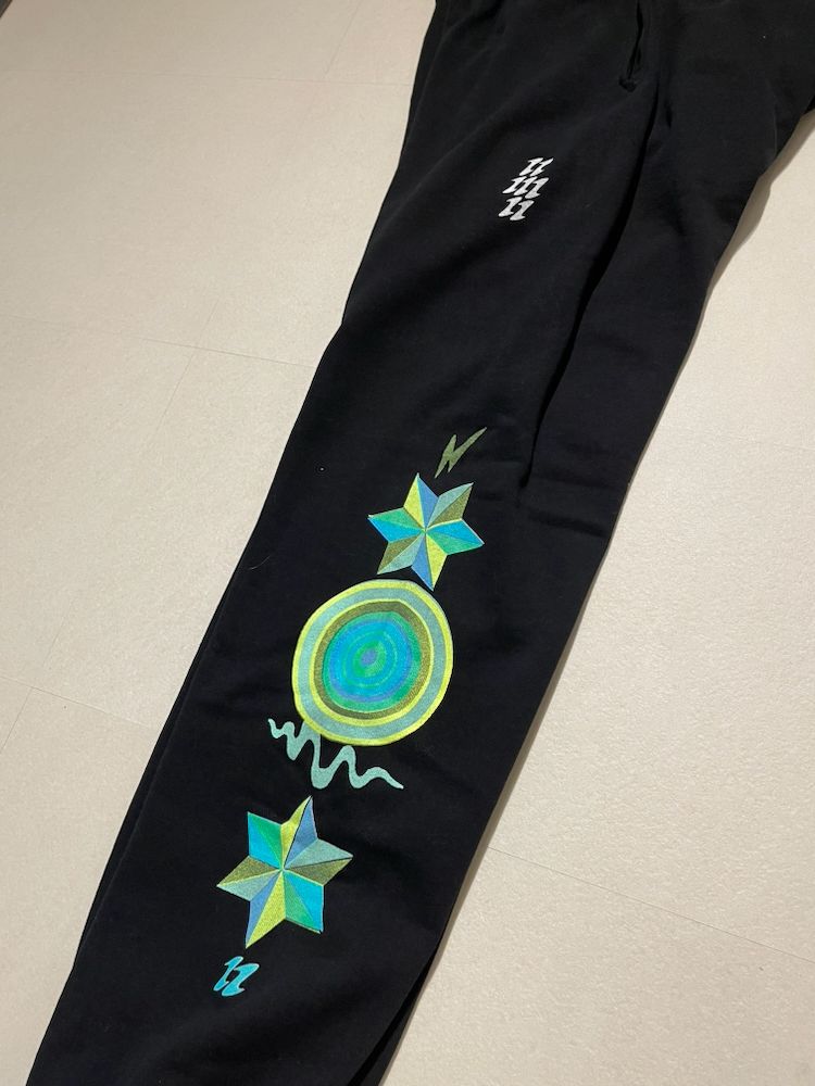ウロボロス スウェットパンツ BLACK