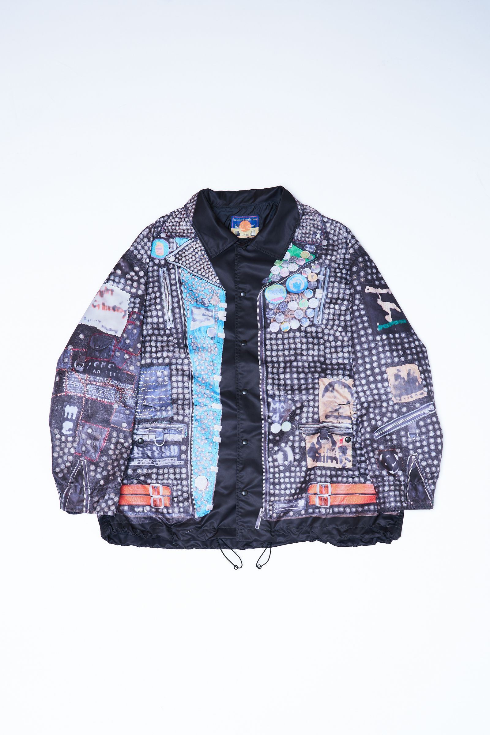 blackmeans - 945-80TJ414-1 / 鋲ジャン転写コーチジャケット blackmeans - 945-80TJ414-1 / 鋲ジャン転写コーチジャケット