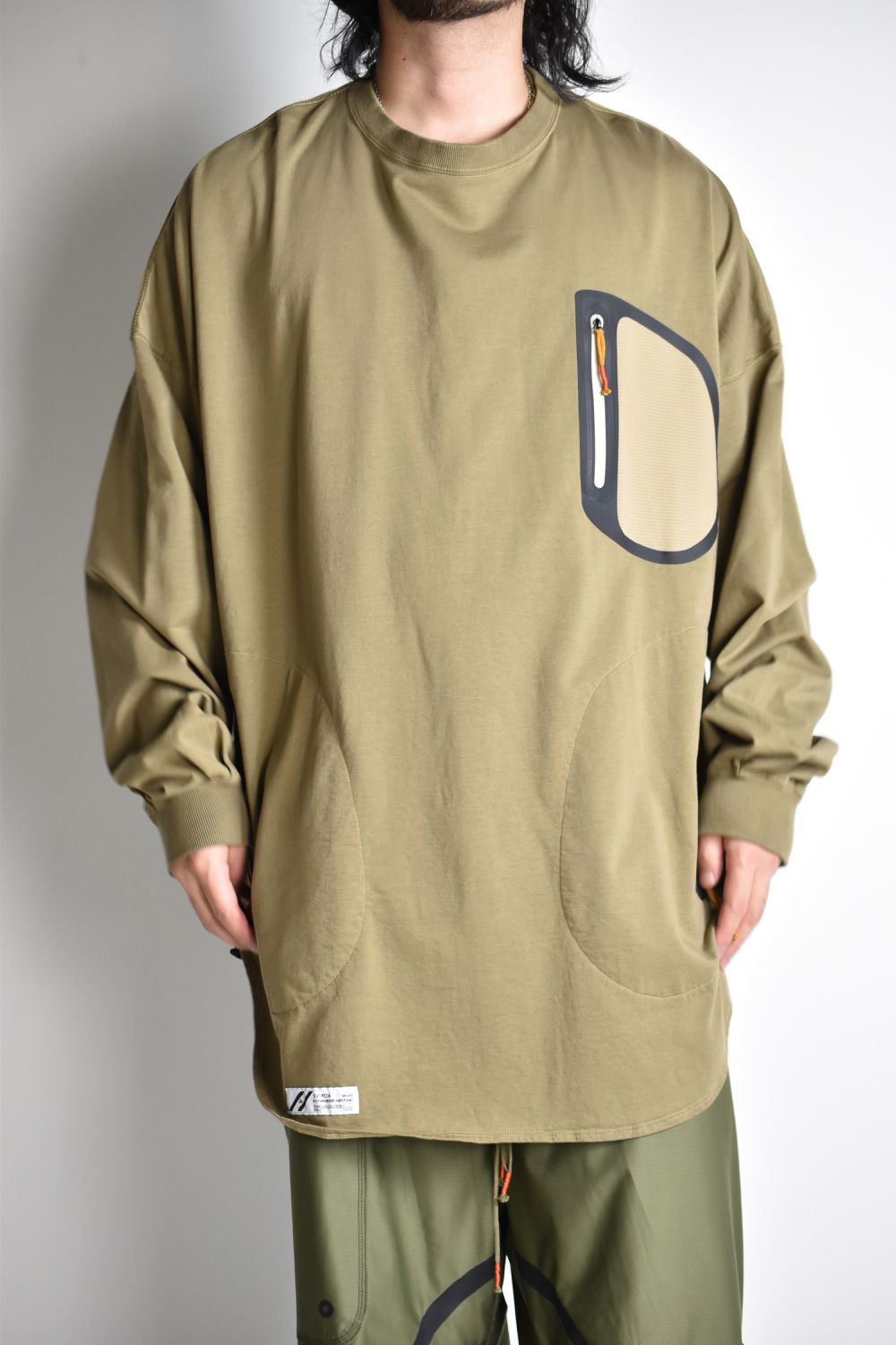 TOO BIG BAGGY NECK JERSEY c/#3 SAND