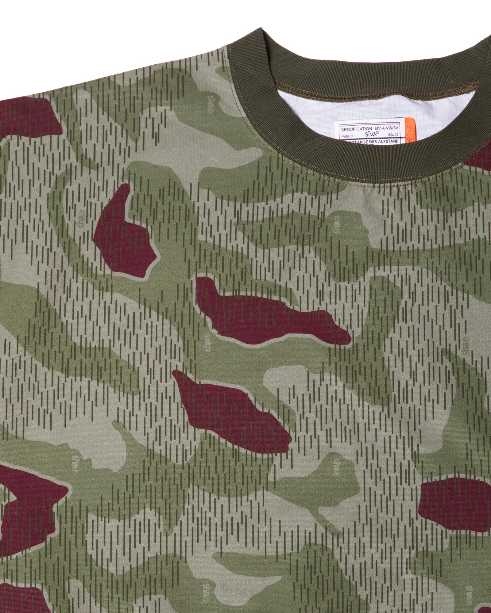 「予約商品」SPLINTER-CAMO MECHANIC STORAGE LOOSE-FIT TEE / col: KHAKI