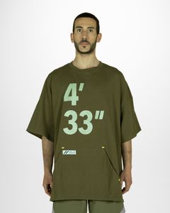 「予約商品」KANGAROO-POCKET WIDE TEE / col: KHAKI