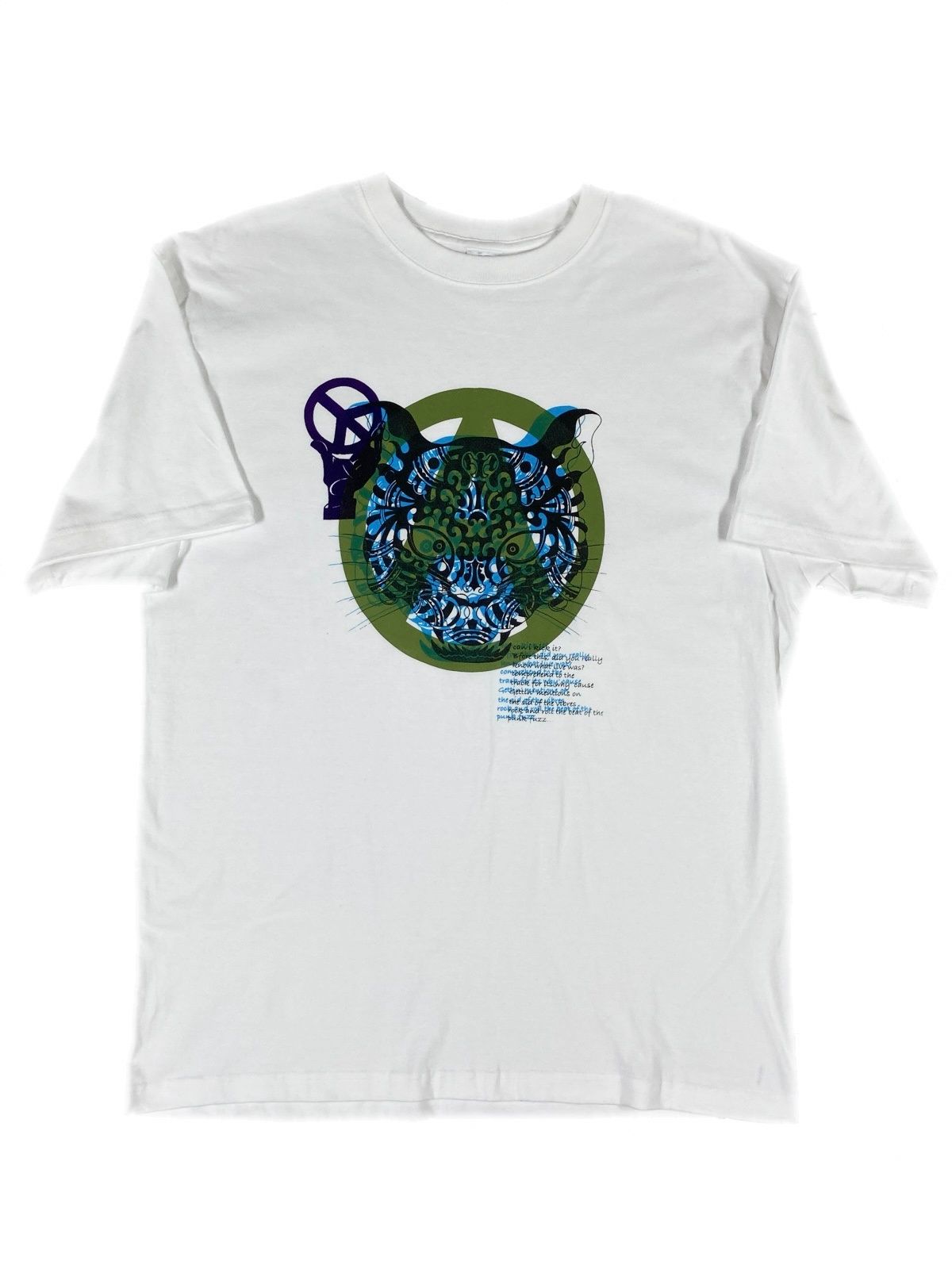 「予約商品」yamaneko anarchy symbol S/S T-shirt "white"