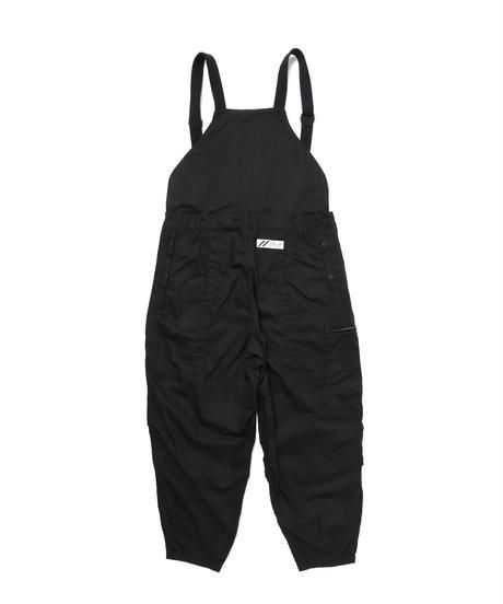 FLIGHT PLEATED SUSPENDER TROUSERS c/#1 BLACK