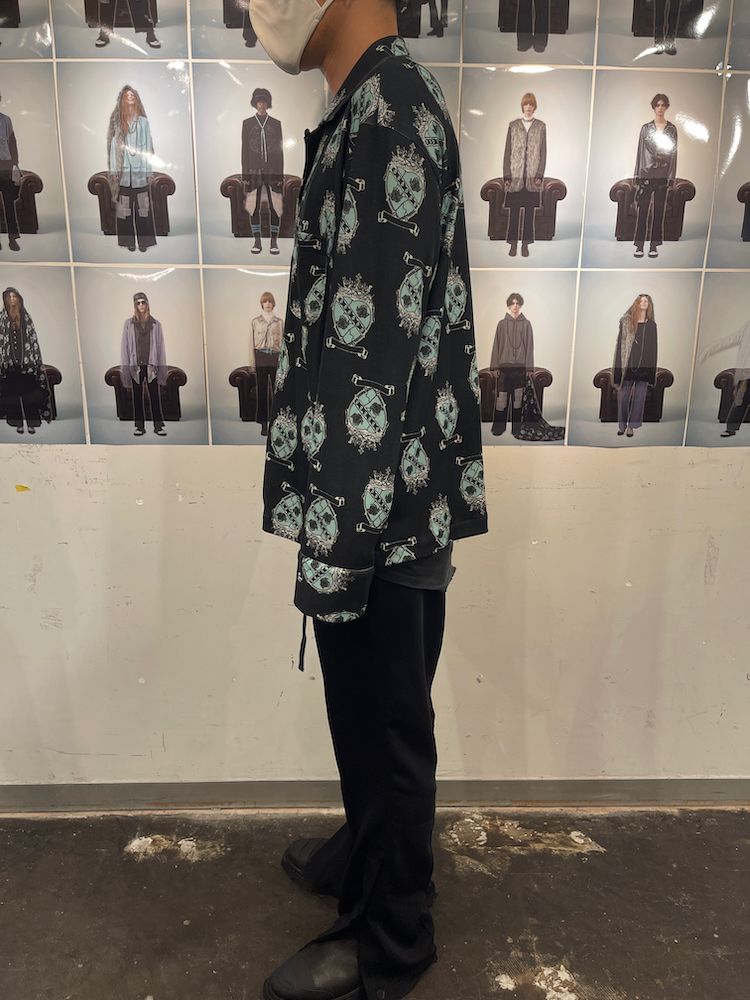 KURT’S PAJAMA SHIRT / パジャマシャツ (Black, White)