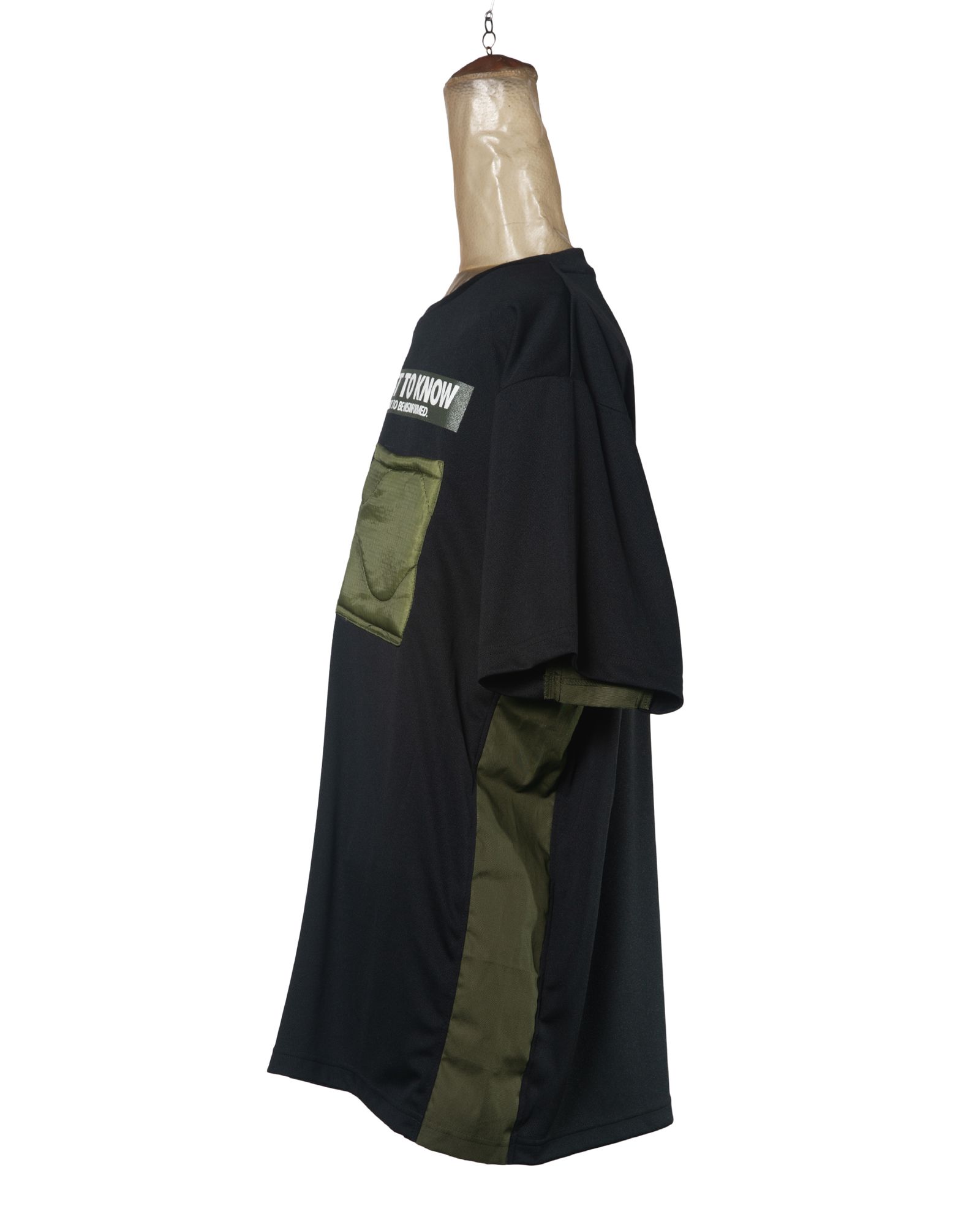 FTG-FTK POCKET WIDE DRY TEE / col: BLACK