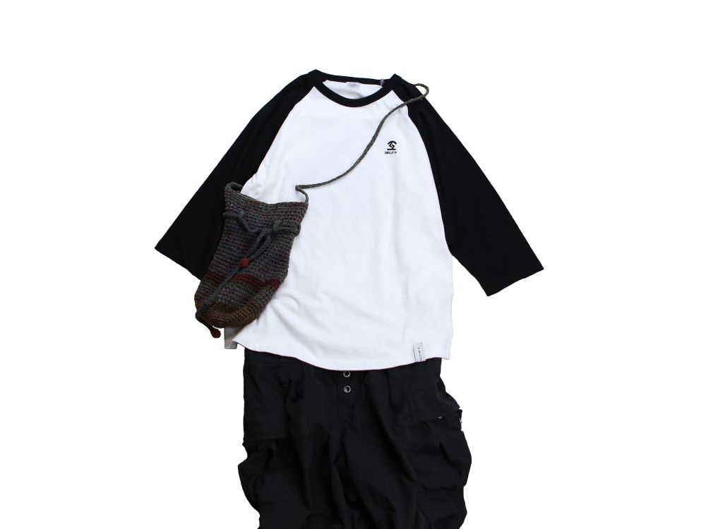 【OFFICIAL BOOTLEG CTLG 20】”ANTI-3” Raglan 3/4 Sleeve T-shirt