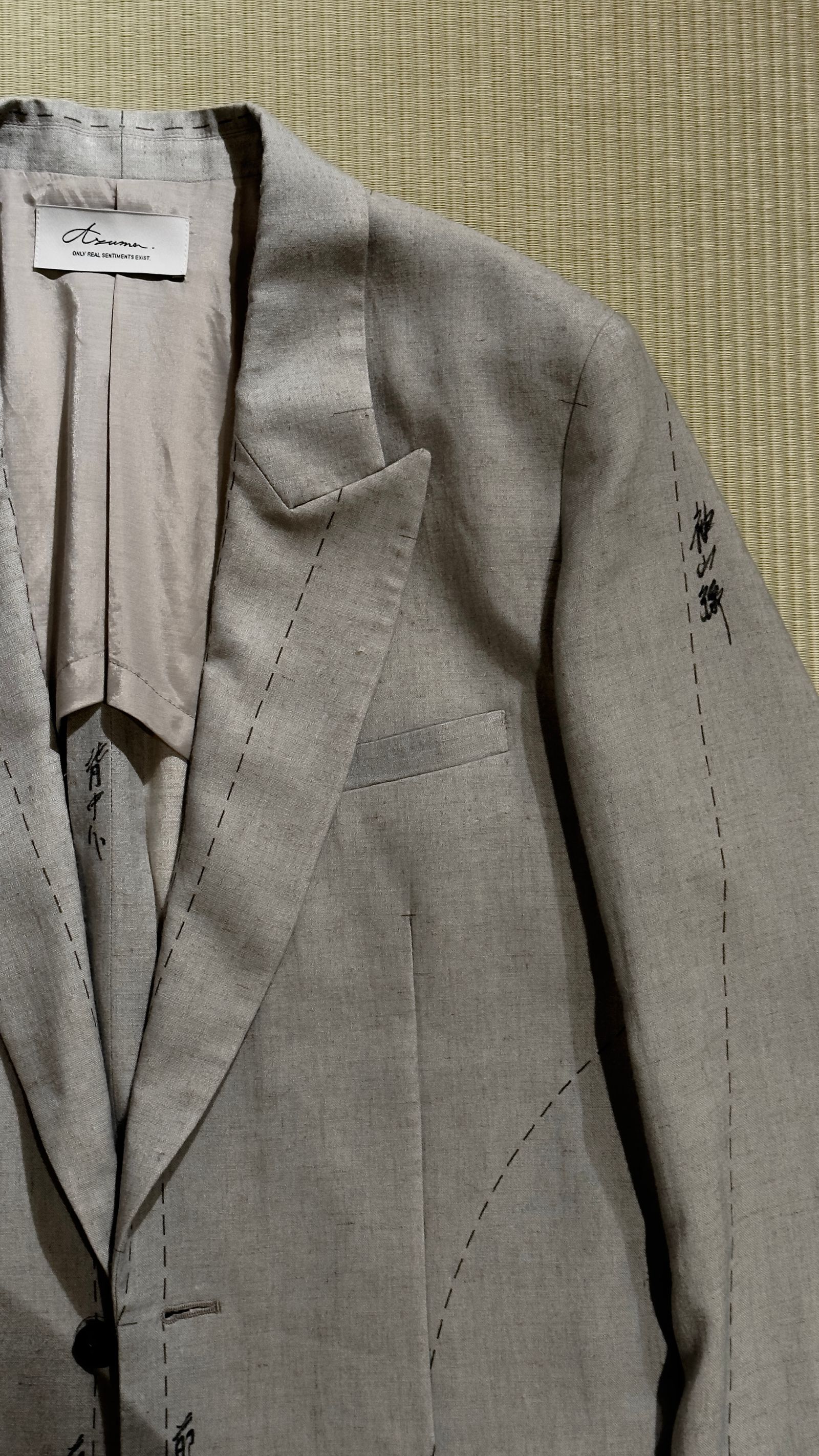 JAPONISM PATTERN JACKET / テーラードジャケット (BLACK,GRIGE)