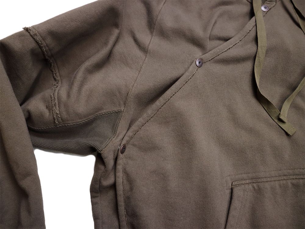 SWEAT GOWN PARKA(OLIVE)