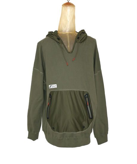 DRAW CODE HOODED PULL JERSEY c/#2 OD