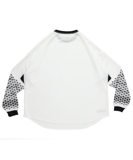 GEOMETRIC PATTERN L-SLEEVE c/#3 WHITE