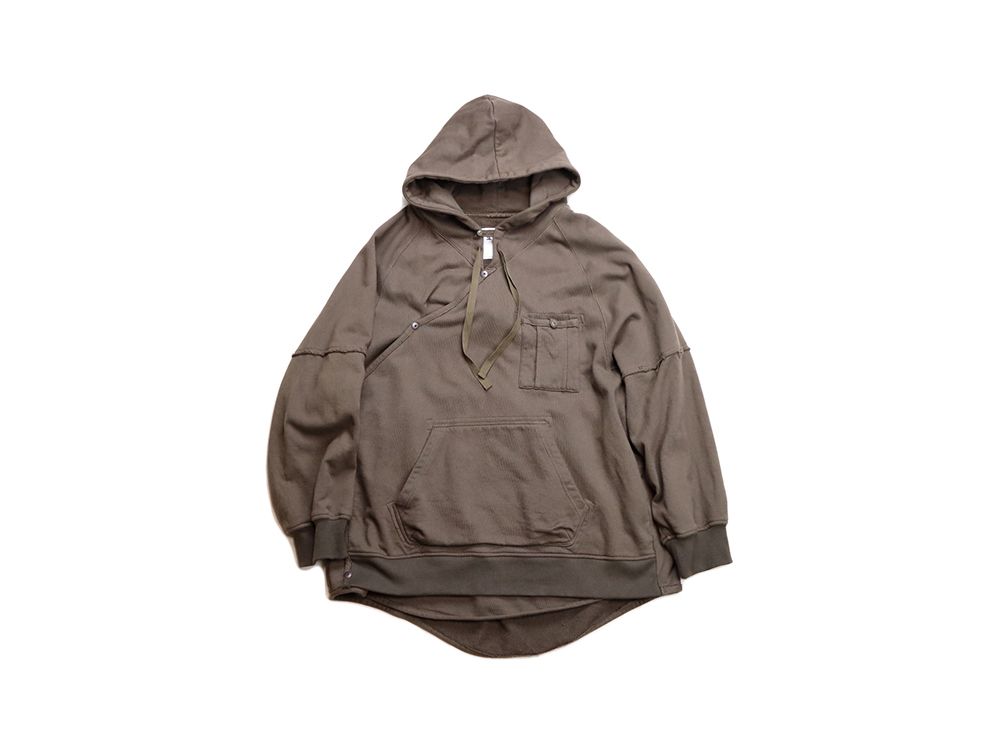 SWEAT GOWN PARKA(OLIVE)