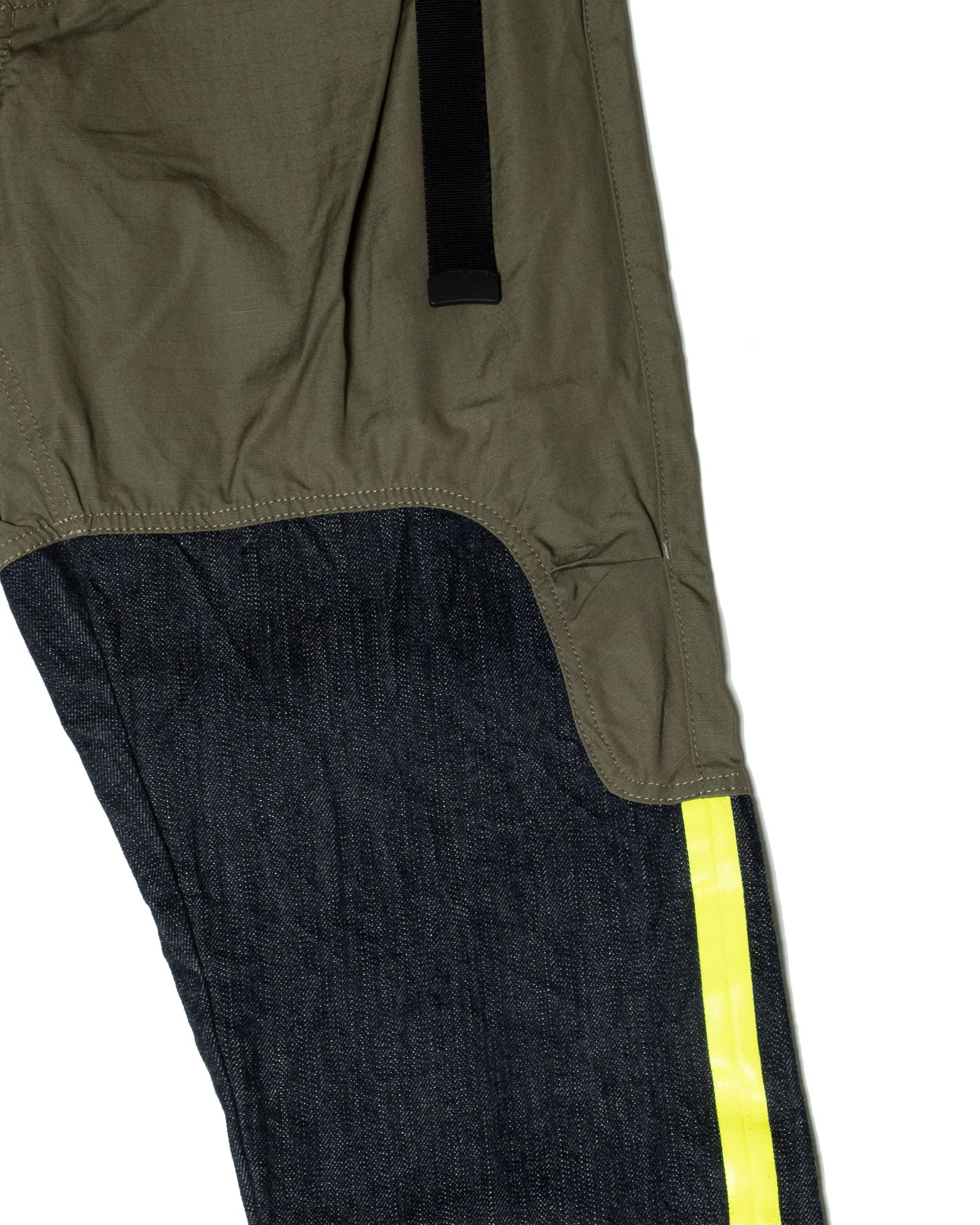 SÏVA - 「予約商品」RIPSTOP LOWER-LEG DENIM PANTS / col: OD X