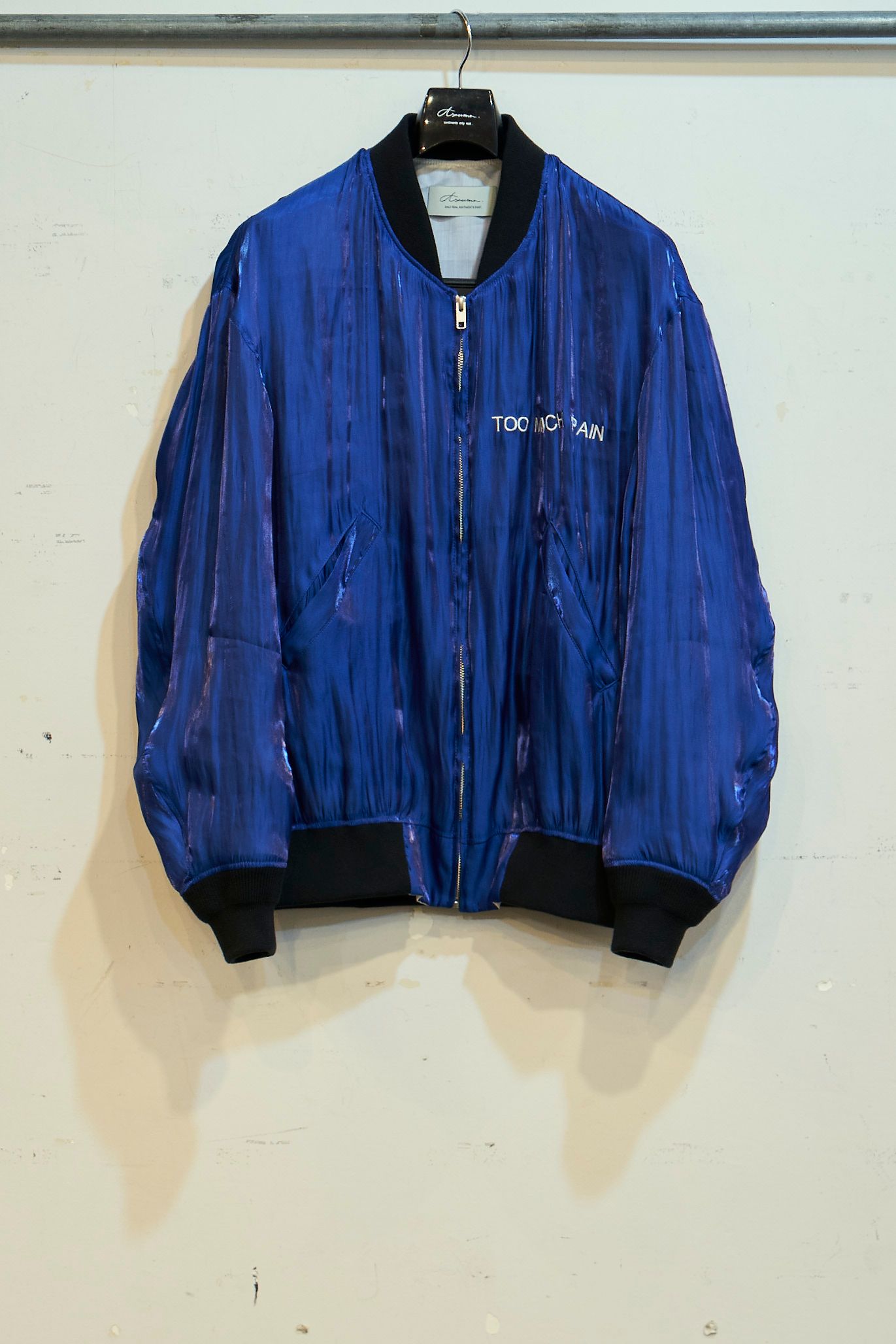 Azuma - DATURA SATIN JACKET(BLUE) | HAZE