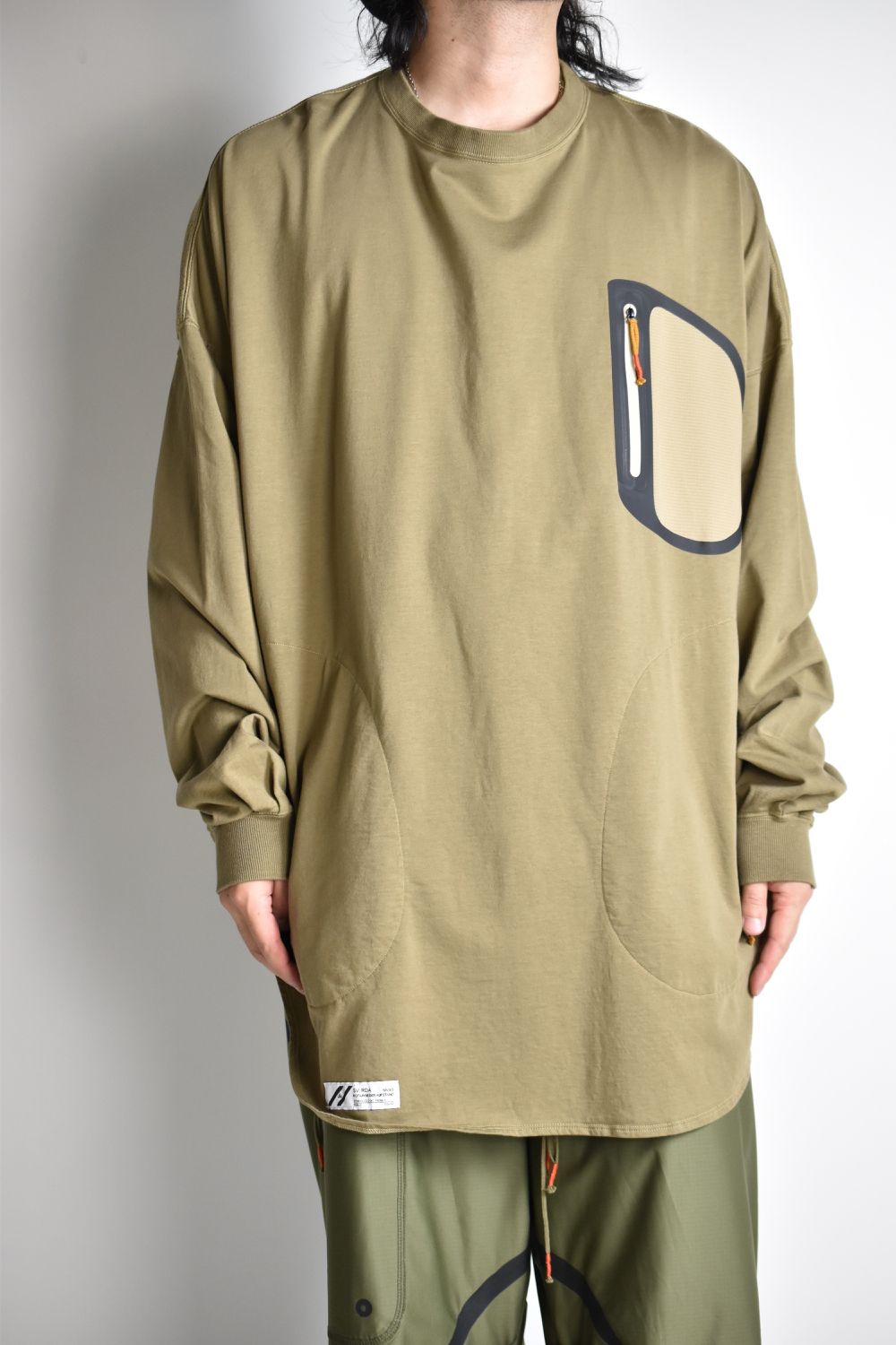 TOO BIG BAGGY NECK JERSEY c/#3 SAND