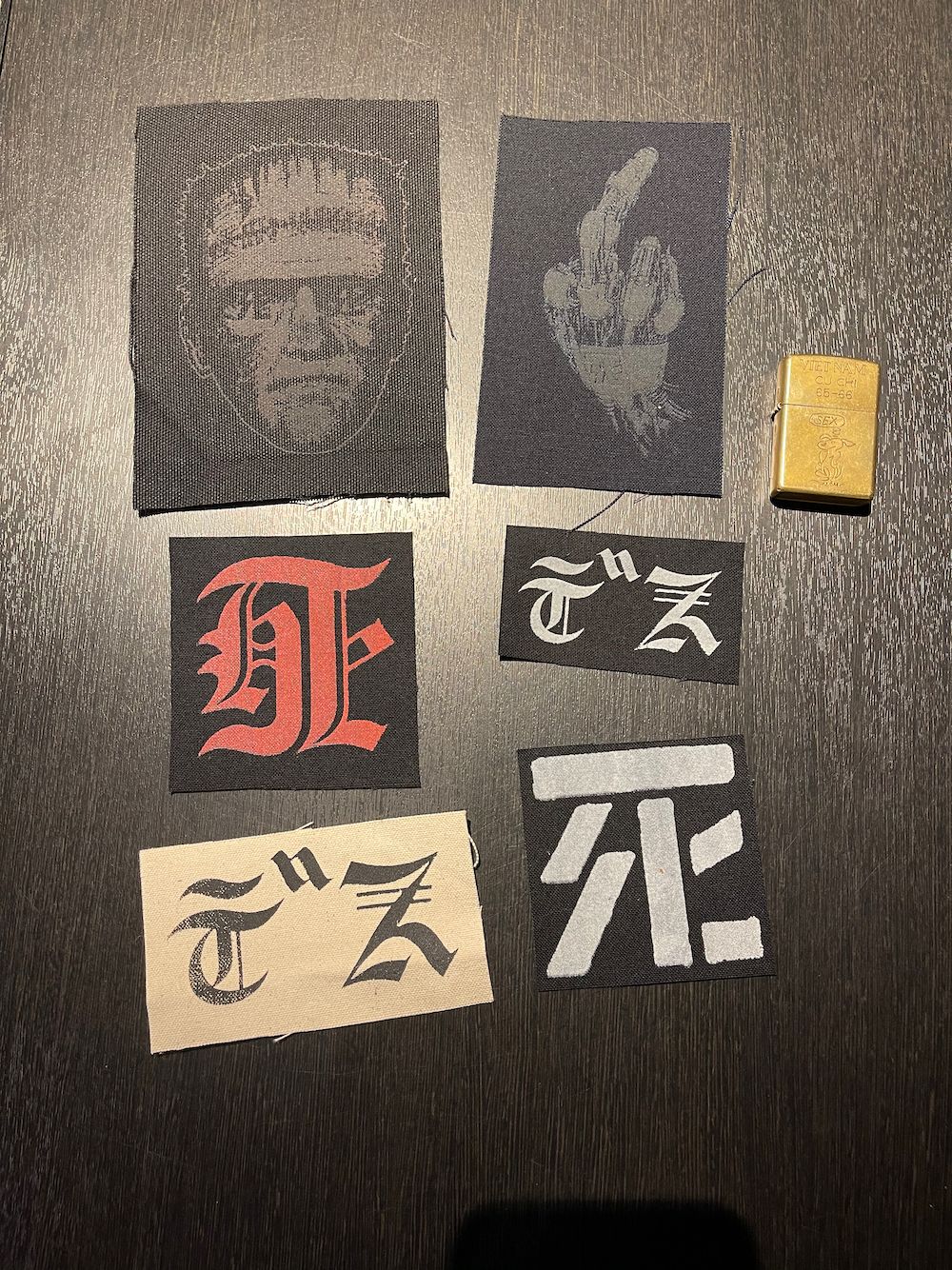デスパターンズ2020 冬"NO MAD NUMSKULL" リフレクター死布パッチセット  04