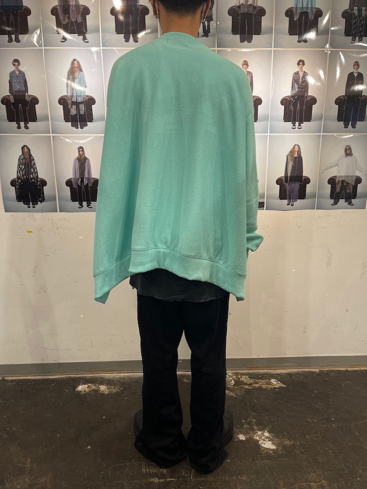 GHOST CLOTH SWEATSHIRT / スウェット (Black, Mintgreen)