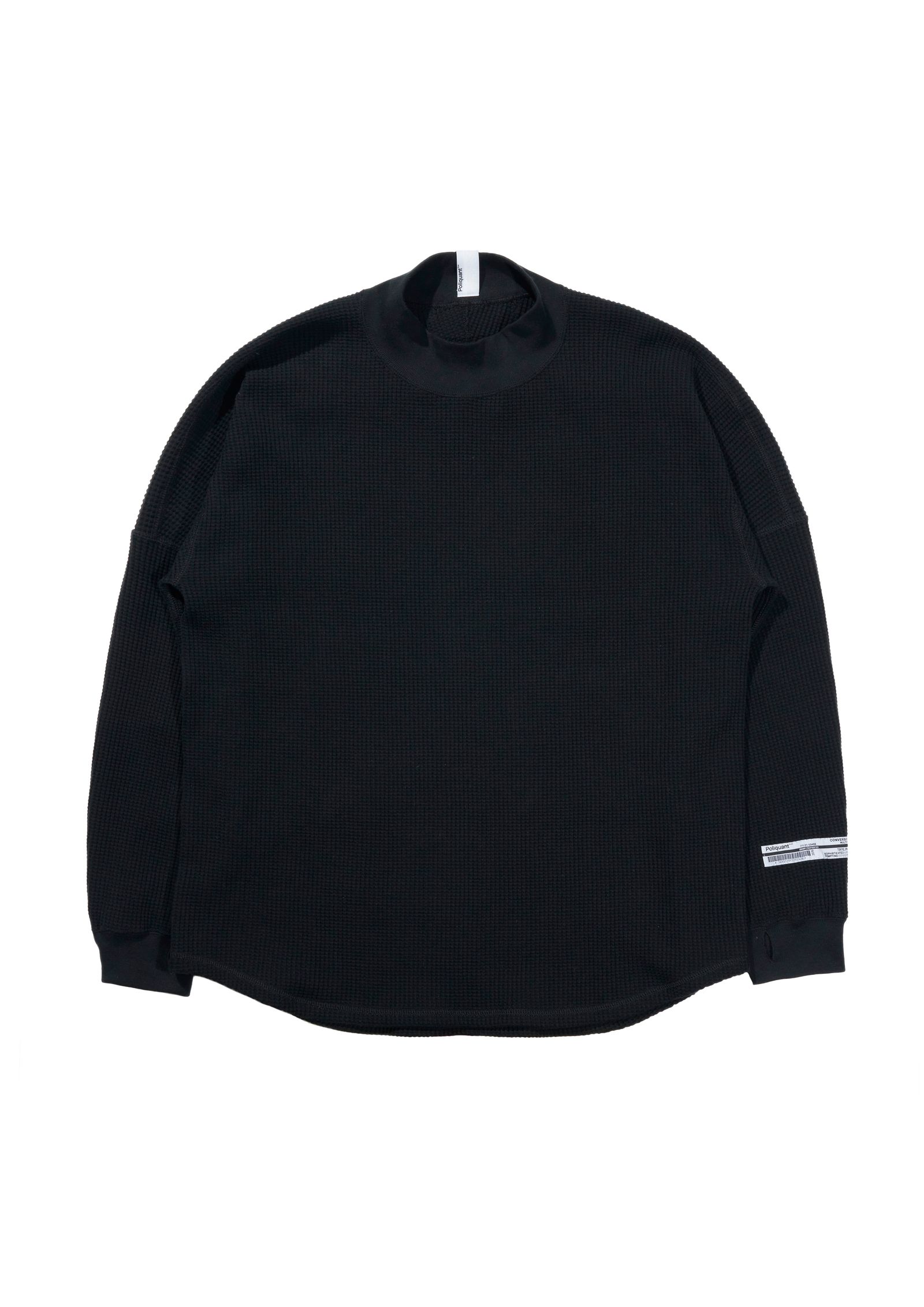 POLIQUANT - THE BIG WAFFLE MOCKNECK PULLOVER / モックネック プル