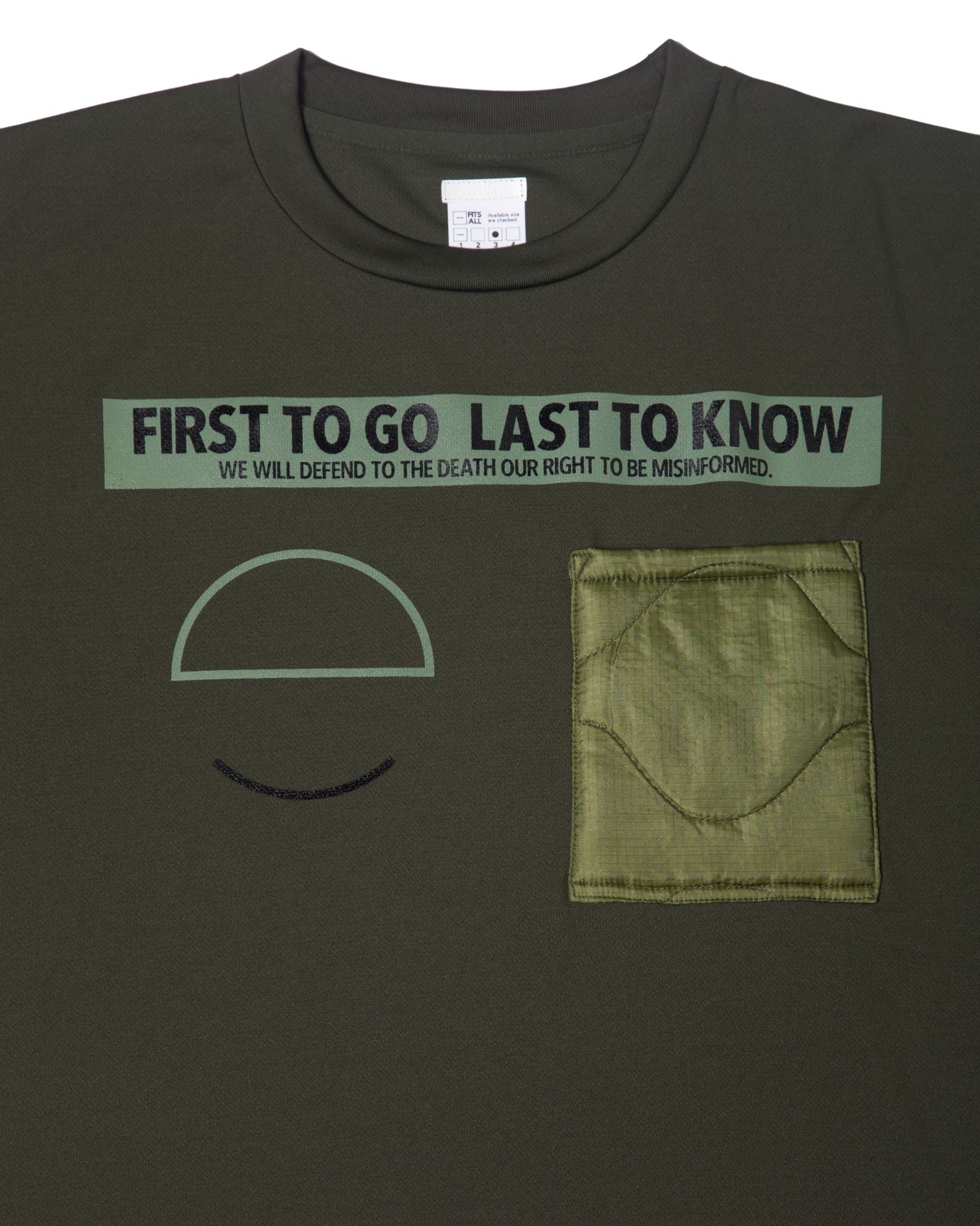 FTG-FTK POCKET WIDE DRY TEE / col: KHAKI