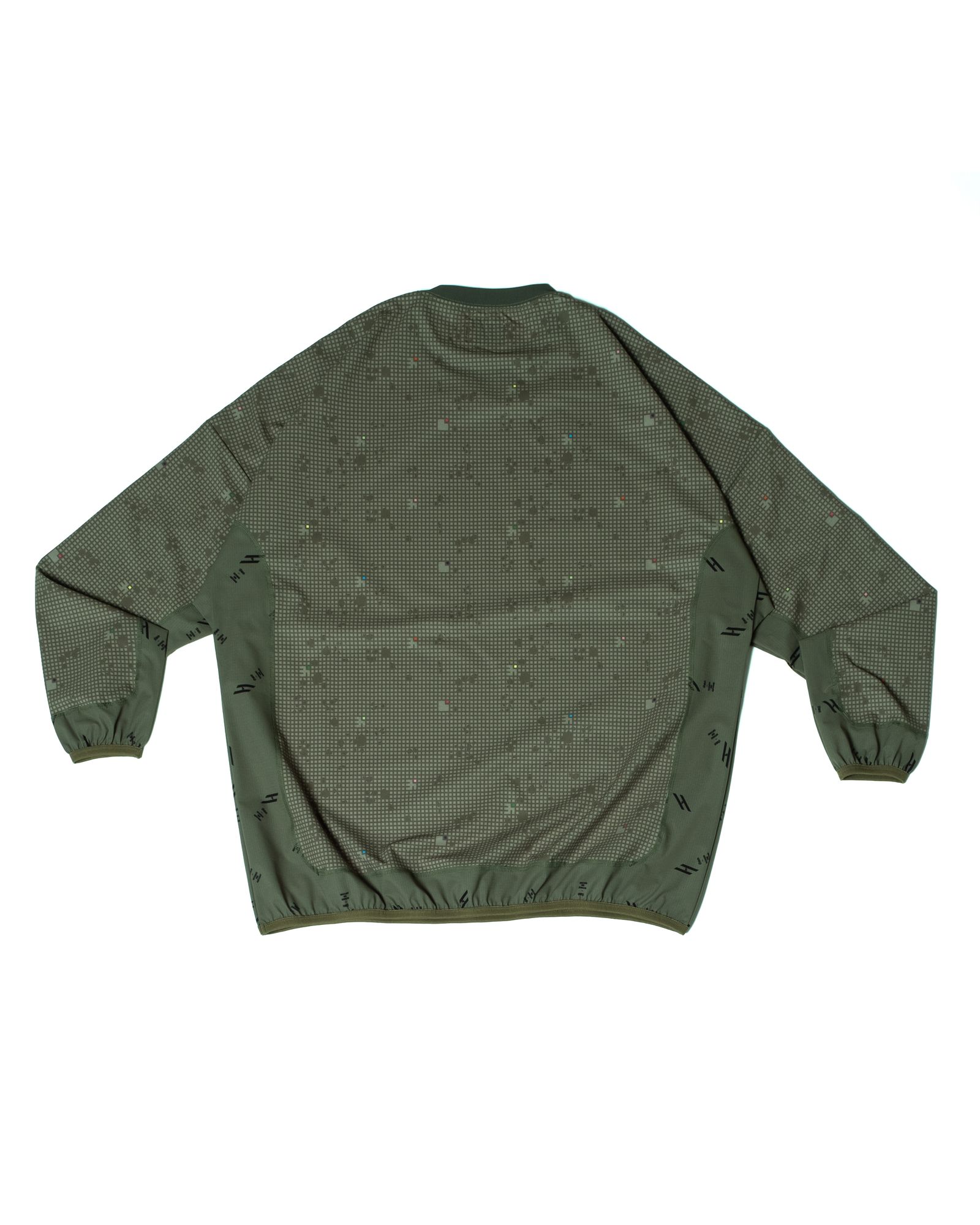 NIGHT-CAMO OVERSIZED L-SLEEVE / col: KHAKI NIGHT-CAMO