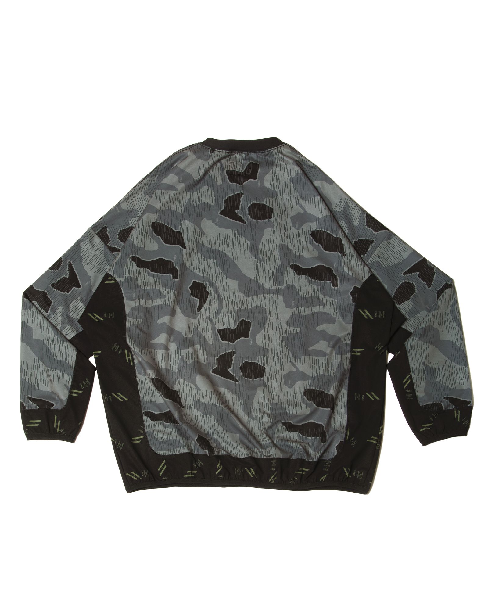 「予約商品」SPLINTER-CAMO WIDE L-SLEEVE / col: BLACK